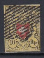 N°16 II.h.2.27 (N°15) - 10r - Rayon II - 2 Belles Marges - Certif. Hermann - TB - 1843-1852 Poste Federali E Cantonali