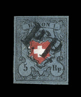 N°15 II (N°14) - Obl. "PP" - Belles Marges - TB - 1843-1852 Poste Federali E Cantonali