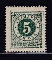 N°18 - 5ö Vert Foncé - TB - Unused Stamps