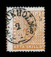 N°4 - 8 Sk Jaune Orange - TB - Used Stamps