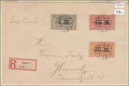 HAUTE SILESIE Mi N°41/43 - S/rec - Oppeln - 8/6/1922 - Pour Gleiwitz -TB - Other & Unclassified