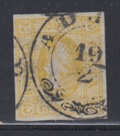 N°11a - 2p Jaune - TB - 1858-1880 Moldavia & Principato