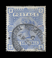 N°88 - 10sh. Bleu - TB - Used Stamps