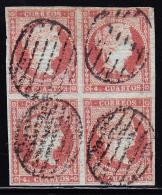 N°35a - En Bloc De 4 - TB - Used Stamps