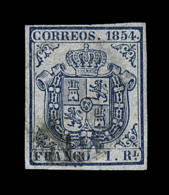 N°30 - 1r Bleu Foncé - Obl. TB - Used Stamps