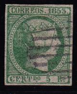 N°20 - 5r Vert - Signé A. Brun - TB - Used Stamps