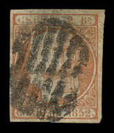 N°14 - 2r Orange Pâle - Signé ROIG + Certif. CEM - TB - Used Stamps