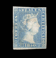 N°4 - 6r Bleu - Fente - Asp. TB - Unused Stamps