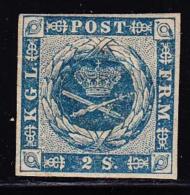 N°3 - 2s Bleu - TB - Unused Stamps