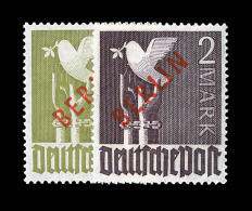 N°1/18B - 14 Val - Surch. Rouge - N°17/8B Signés - TB - Unused Stamps