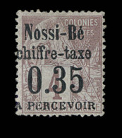 TIMBRES TAXE  N°4 - 0,35 S/4c - Signé A. Brun - TB - Otros & Sin Clasificación