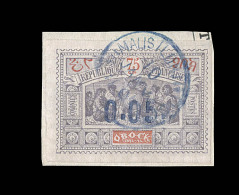 N°34 - 0,05 S/75c - Obl. (B) - Signé Calves - TB - Other & Unclassified