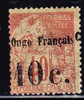 N°6 - 10c S/40c - 1 Dent Manquante - Gomme Partielle - Autres & Non Classés