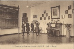 Hamont.  -   Pensionnat Des Réligieuses Ursilines   -   Salle De Musique  -  Prachtige Kaart  -  1927 Naar  Esschen - Hamont-Achel