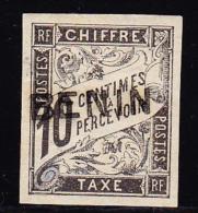 TIMBRES TAXE N°2 - 10c Noir - Signé Calves - TB - Autres & Non Classés