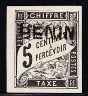 TIMBRES TAXE N°1 - 5c Noir - Signé - TB - Other & Unclassified