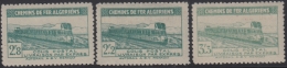 N°87/89 - Sans Surch. "Contrôle Des Recettes" - TB - Parcel Post