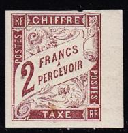 N°16 - 2F Marron - BDF - TB - Postage Due