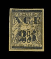 N°4  - 25 S/35c - TB - Vide