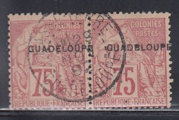 N°25 - Paire - Belle Obl. De Basse-Terre - TB - Otros & Sin Clasificación