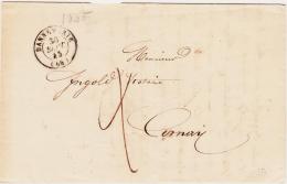 CACHETS A DATE T15 Dannemarie - 1845 - Pour Cernay - Taxe 2 - TB - Cartas & Documentos