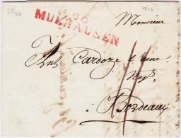 M. POSTALES 19ème Siècle / HAUT - RHIN (Dépt 67) 66 Mulhausen (Rge) - 1808 - Pr Bordeaux - TB - Cartas & Documentos