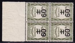 TIMBRES TAXE N°52, 52a - Ds Bloc De 4 - Se Tenant - Avec "6" Large - TB - Altri & Non Classificati