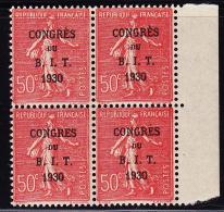 N°264a - Sans Accent - Ds Bloc De 4 - BDF - TB - Unused Stamps