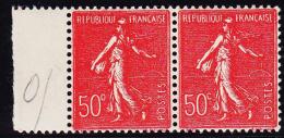 N°199k - "C" Fermé - Tenant à Normal - TB - Unused Stamps