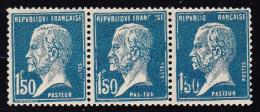 N°181 - Bde De 3 - Variété D'Impression Empâtée - TB - Unused Stamps