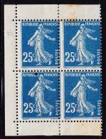 N°140 - Bloc De 4 - Type II - Piquage à Cheval - B/TB - Unused Stamps