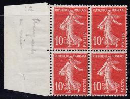 N°138 - Bloc De 4 - Impression Recto Verso - BDF - TB - Unused Stamps