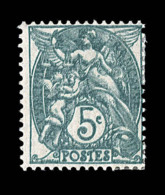 N°111c - 5c Vert - Dble Impression - Signé Roumet - TB - Unused Stamps