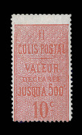 N°2 - 10c Rouge - Dentelé 10x13½ - TB - Nuevos