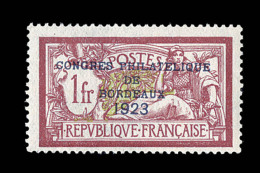 N°182 - Congrès De Bordeaux - Signé Calves - TB - Unused Stamps