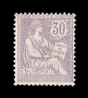 N°128 - 30c Violet - Bon Centrage - TB - 1900-02 Mouchon