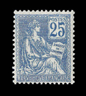 N°118 - 25c Bleu - Bon Centrage - TB - 1900-02 Mouchon
