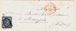 N°4 - Obl. Grille + Càd Rge Bureau Central - 4/7/50 - Pr Marrejols -TB - 1849-1876: Classic Period