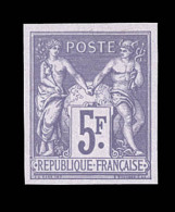 N°95b - Emission Des Régents - Signé A. Brun - TB - 1876-1878 Sage (Tipo I)