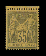 N°93 - 35c - Petit BDF - Signé Calves - TB - 1876-1878 Sage (Tipo I)