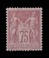 N°81 - 75c Rose - 1Pt Rousseur - Bon Centrage - 1876-1878 Sage (Tipo I)