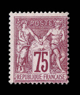 N°71 - 75c Carmin - Comme ** - TB - 1876-1878 Sage (Type I)