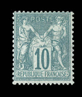 N°65 - 10c Vert - TB - 1876-1878 Sage (Tipo I)