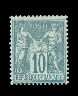 N°65 - 10c Vert - TB - 1876-1878 Sage (Tipo I)