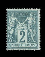 N°62 - 2c Vert - Signé Behr/Calves - TB - 1876-1878 Sage (Type I)