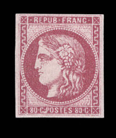 N°49 - Obl. GC - Signé JF Brun -TB - 1870 Emission De Bordeaux
