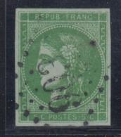 N°42B - Proche Du Vert Très Foncé - Margé - Signé - TB - 1870 Emisión De Bordeaux