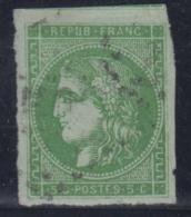 N°42B - Vert Soutenu - Margé - Un Voisin - TB - 1870 Emisión De Bordeaux
