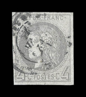 N°41Bd - Gris Foncé - Signé Roumet/A. Brun - TB - 1870 Bordeaux Printing