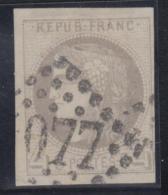 N°41B - Obl. GC - TB - 1870 Bordeaux Printing